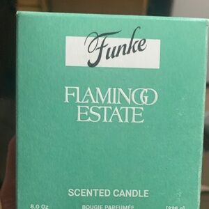 Funke Flamingo Estate Scented Candle - Green